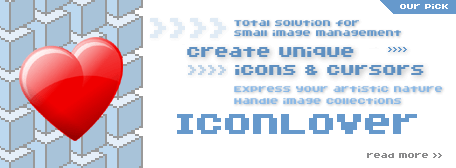 Our pick is IconLover. This icon editor will create unique icons and cursors and handle image collections