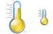 Critical temperature icons