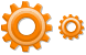 Gear icons