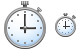 Stop watch icons
