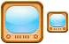Video monitor icons