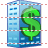 Modern bank icon