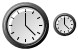 Clock icons