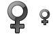 Female symbol icons