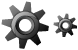 Gear icons