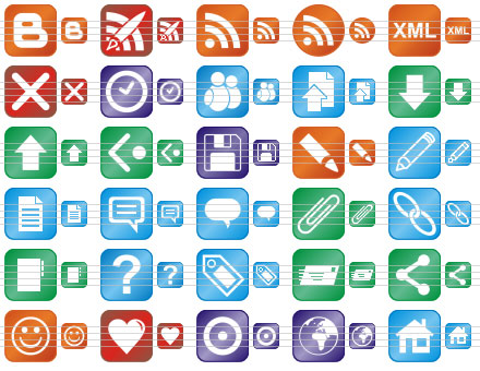 Perfect Blog Icons screenshot