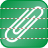 Paper-clip button icon