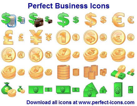 Business Toolbar Icons screenshot