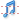Music notes icon