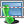 Monitor and phone icon