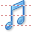 Music notes icon