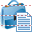 Paste - blue icon