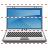 Notebook computer icon