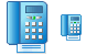 Fax machine icons