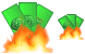 Fire damage icon