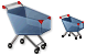 Hand cart icon