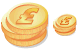 Pound coins icon