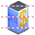 Bank building icon