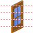 Closed door icon