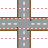 Crossroad plain icon