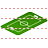 Football stadium icon