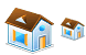 Small house icons