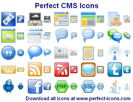 Windows 8 Perfect CMS Icons full