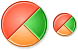 2d pie chart icon