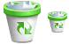 Full recycle bin icon