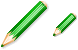 Green pencil icon