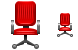 Office chair icon