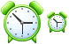 Alarm clock icons