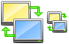 Data synchro- nization icons