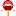 No entry sign icon