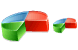 3d pie chart icon