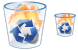 Burn dustbin icon