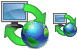 PC-Web synchronization icon