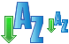 Sorting A-Z icon