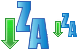 Sorting Z-A icon