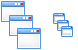 Multiple dialogs icons