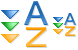 Sorting A-Z icons