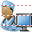 Computer doctor icon