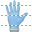 Gloved hand icon