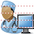 Computer doctor icon