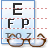Eye chart icon