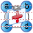 Medical network icon