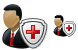 Insurance agent icons