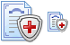 Medical insurance icons