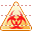 Virus warming icon