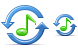 Convert sound icons